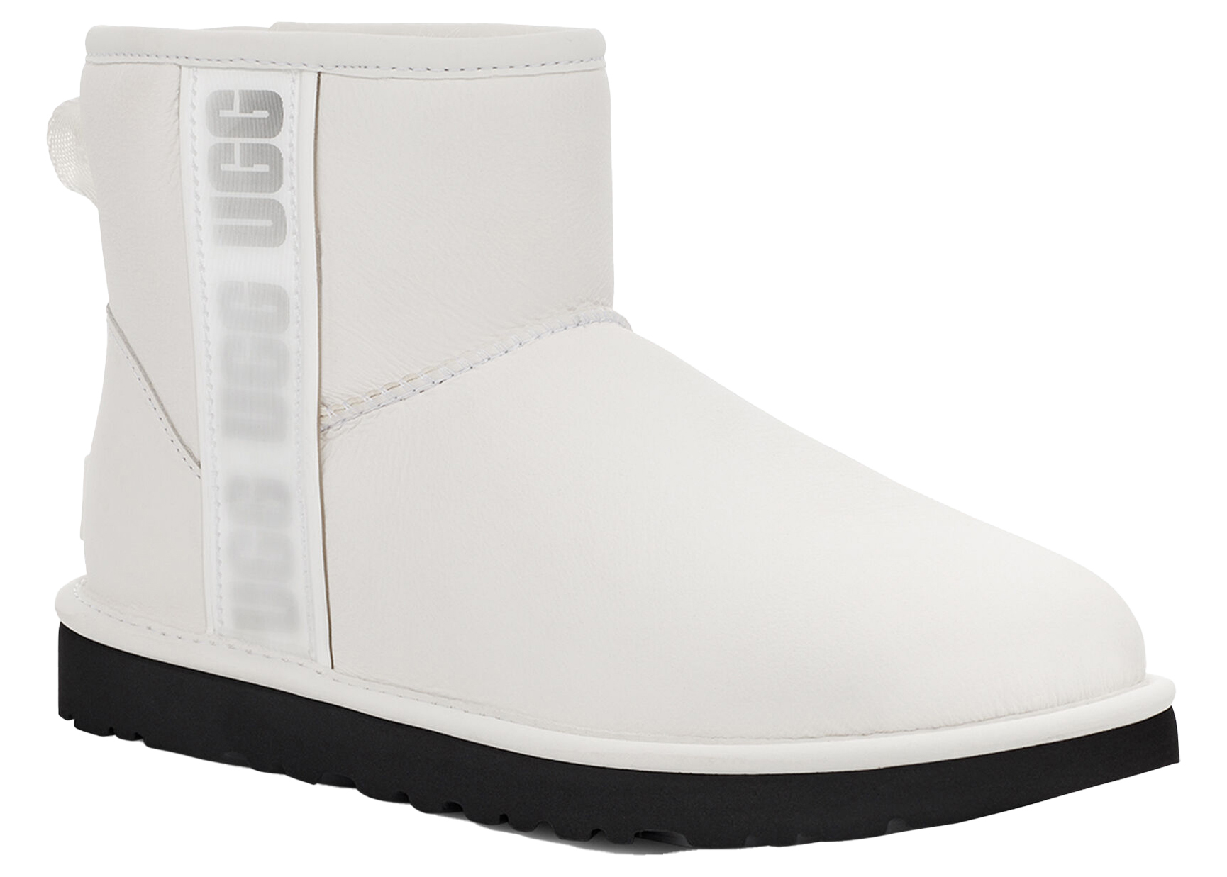 UGG Classic Mini Side Logo Boot Ultra Matte White (Women's