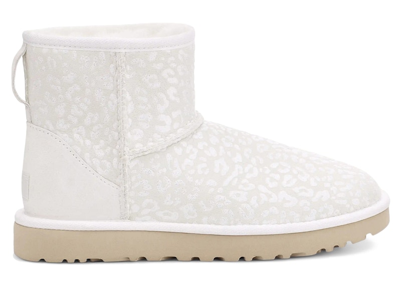 UGG Classic Mini Snow Leopard Boot White (Women's)
