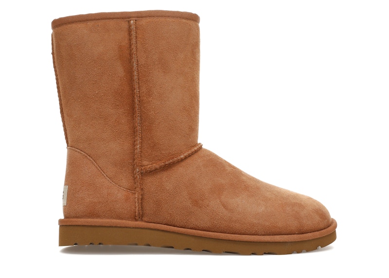 Pre-owned Ugg Men's  Classic Short Boot Sneakers In Chestnut In Brown
