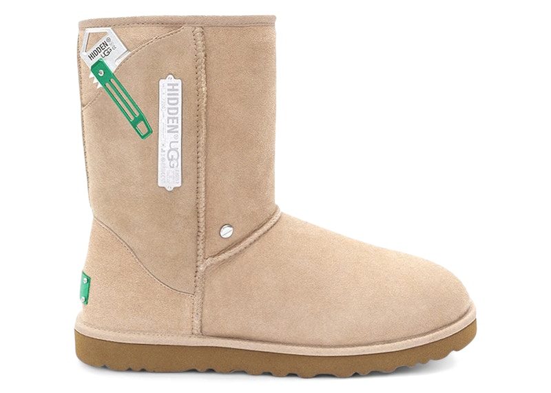 Pre-owned Ugg Men's  Classic Short Boot Hidden Ny Sneakers In Sand In Neutral