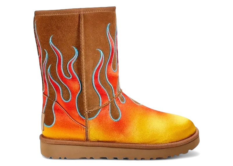 UGG Classic Short Boot Jeremy Scott Flames Chestnut (2017)