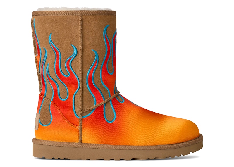 UGG Classic Short Boot Jeremy Scott Flames Chestnut (2025) Men's