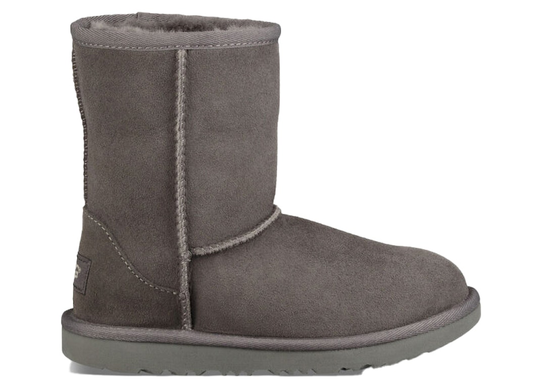 Pre-owned Ugg Classic Short Ii Boot Grey (kids)