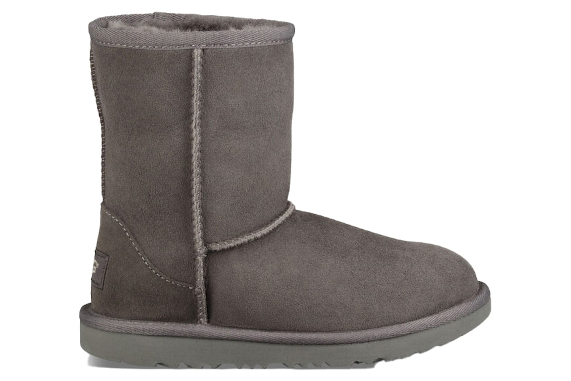Pre-owned Ugg Classic Short Ii Boot Grey (kids)
