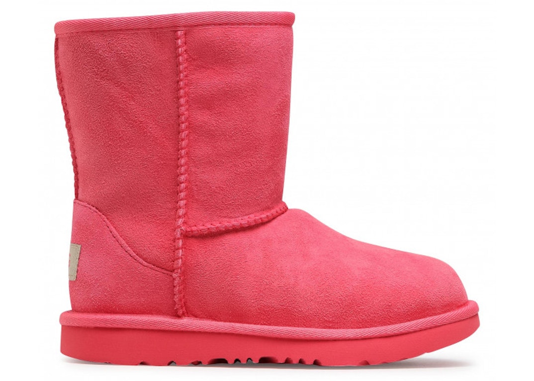 Pre-owned Ugg Classic Short Ii Boot Strawberry Sorbet (kids)