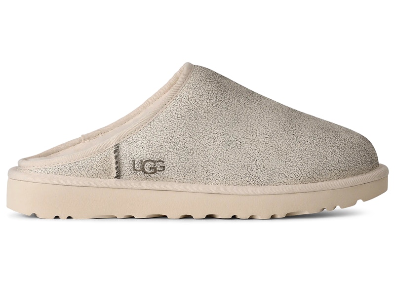Men's UGG Classic SlipOn Crackle Slipper Sneakers in Jasmine
