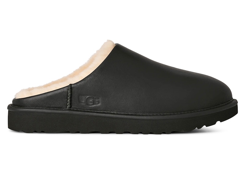 Pre-owned Ugg Men's Classic Slipon Noir Slipper Sneakers In Black