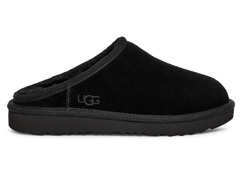 Pre-owned Ugg Classic Slipon Slipper (kids) Sneakers In Black