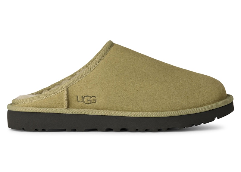 Pre-owned Ugg Men's Classic Slipon Slipper Sneakers In Muted Brass In Gold