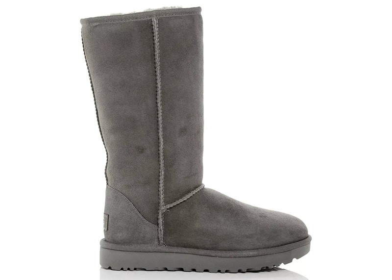 Gray ugg shop like boots