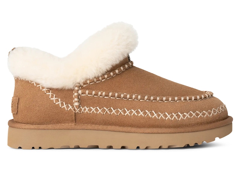 Pre-owned Ugg Classic Ultra Mini Alpine Boot (women's) Sneakers In Chestnut