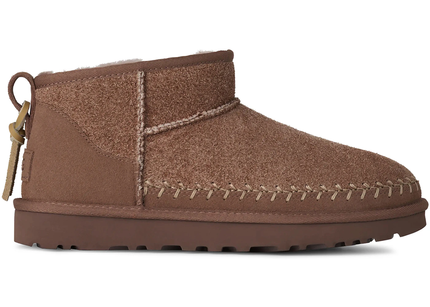 UGG Classic Ultra Mini Biarritz Boot Rocky Oak (Women's) - 1171538-RYK - US