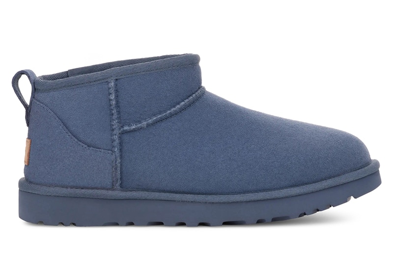 Pre-owned Ugg Classic Ultra Mini Boot (women's) Sneakers In Desert Blue