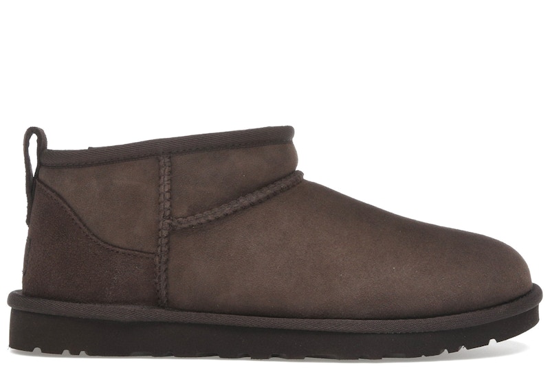 Pre-owned Ugg Men's Classic Ultra Mini Boot Sneakers In Dusted Cocoa In Brown