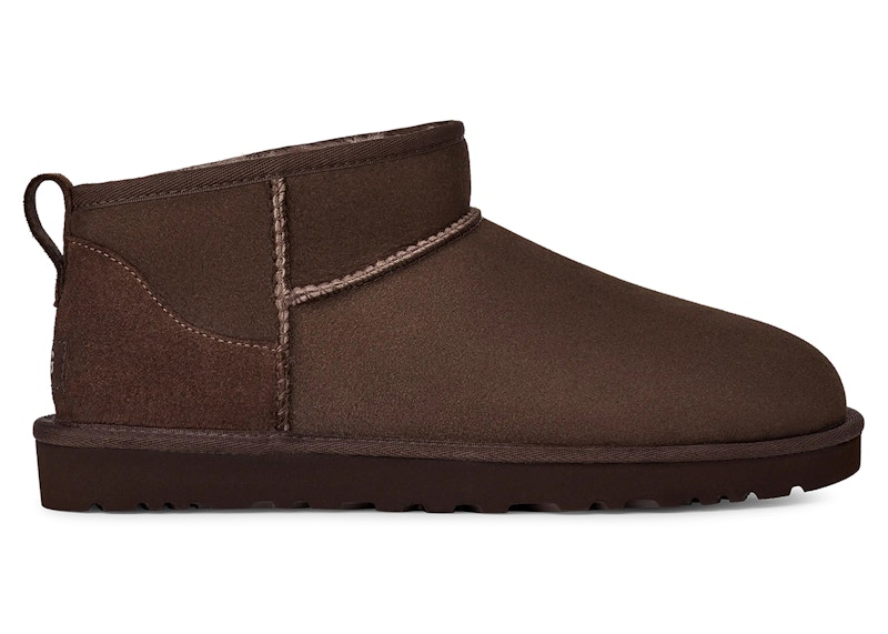 Pre-owned Ugg Men's  Classic Ultra Mini Boot Sneakers In Dusted Cocoa In Brown