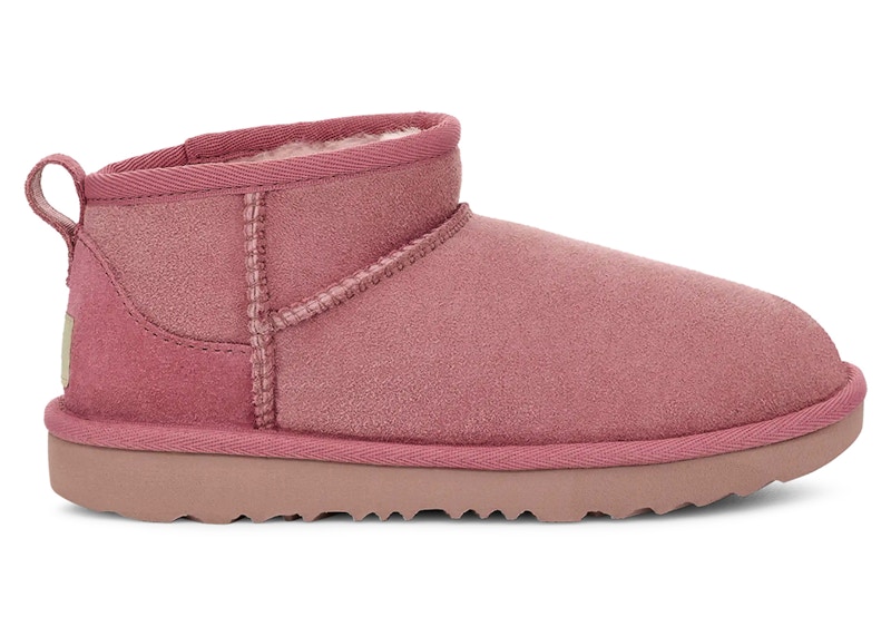 Pre-owned Ugg Classic Ultra Mini Boot (kids) Sneakers In Dusty Orchid