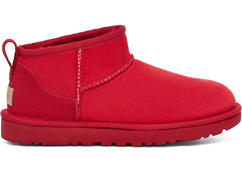 red mini boots