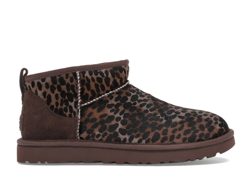 Pre-owned Ugg Classic Ultra Mini Caspian Boot (women's) Sneakers In Burnt Cedar