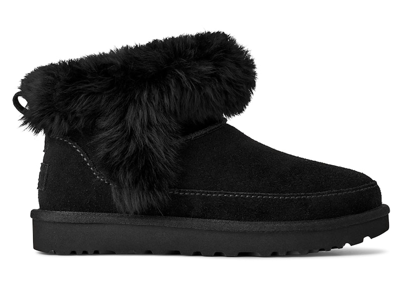 Botas UGG Classic Ultra Mini Chalet negras (para mujer) 1173832