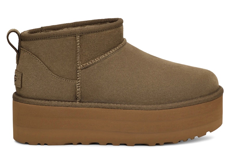 Pre-owned Ugg Classic Ultra Mini Platform Boot (women's) Sneakers In Antilope