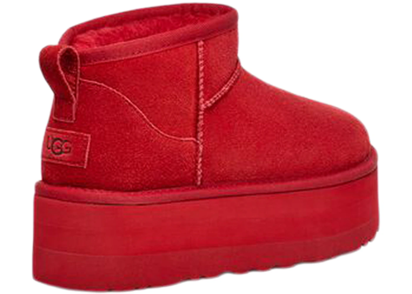 UGG Classic Ultra Mini Platform Boot Samba Red (Women's) - 1135092-SBR - US