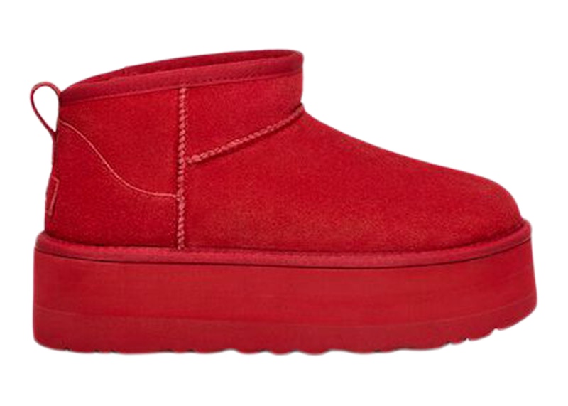 UGG Classic Ultra Mini Platform Boot Samba Red Women s 1135092