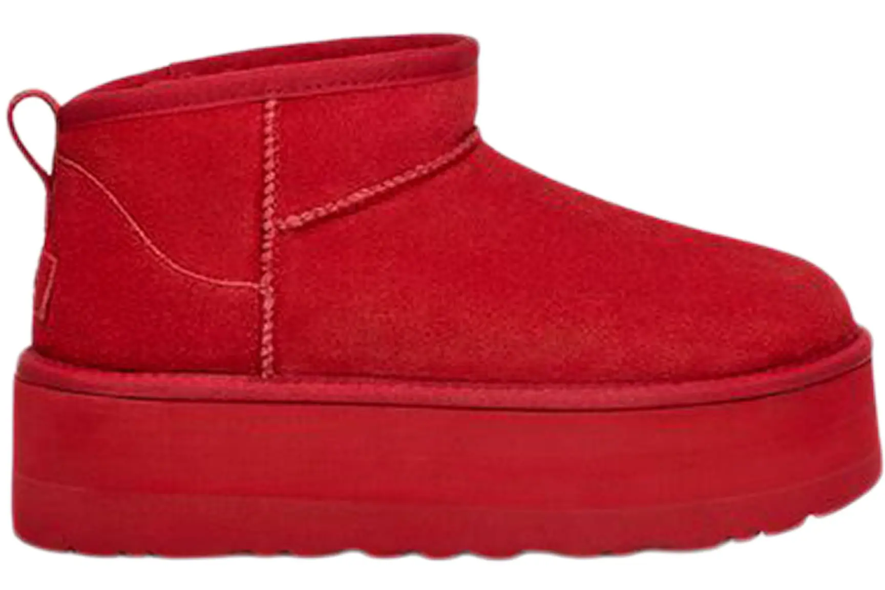 UGG Classic Ultra Mini Platform Samba Red (W) - 1135092-SBR - CN