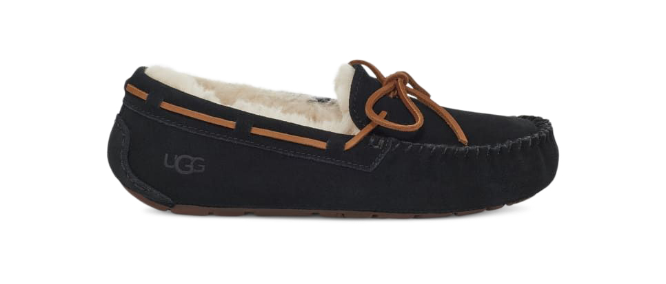 Womens black ugg clearance moccasins