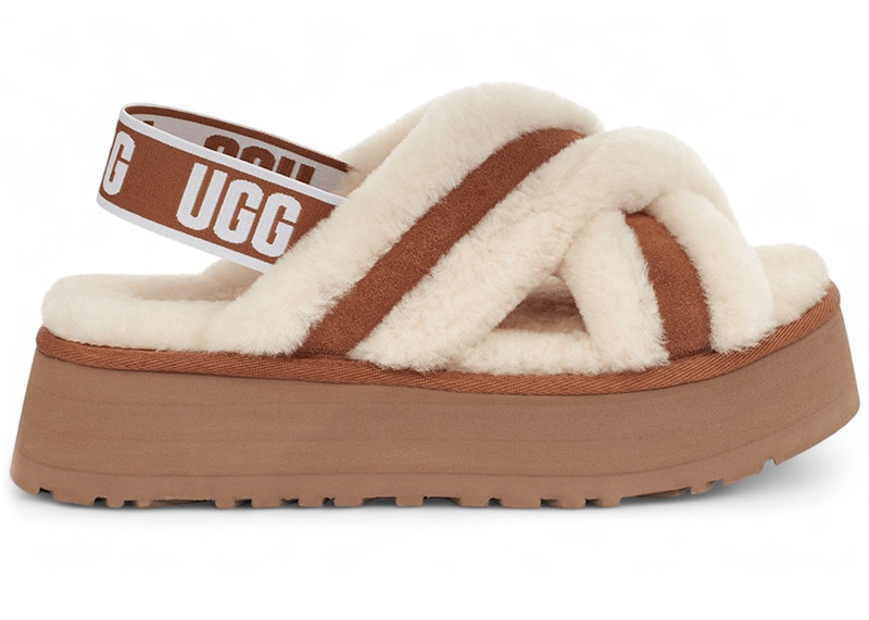 UGG Disco Cross Slide Chestnut (Women's) - 1121550-CHE - US