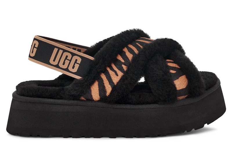 UGG Disco Cross Slide Tiger Print (Women's) - 1127072-LBTT - US