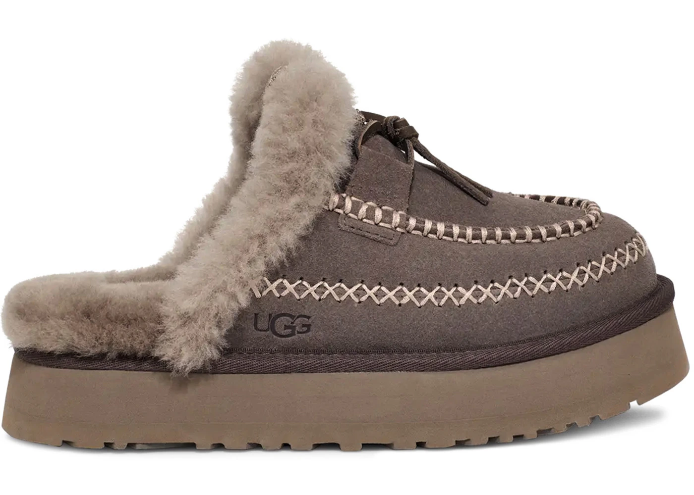UGG Disquette Alpine Slipper Thunder Cloud (Women's) 1158260
