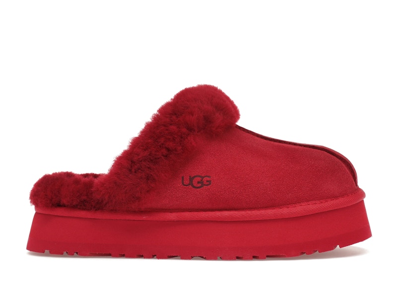 Red slipper hot sale uggs