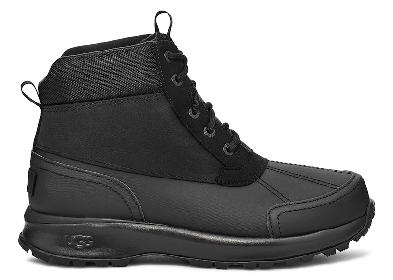 Pre-owned Ugg Men's  Emmett Duck Boot Sneakers In Black