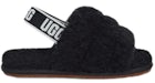 UGG Fluff Yeah Slide Black (Toddler)