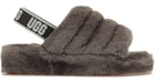 UGG Fluff Yeah Slide Charcoal (Women's)