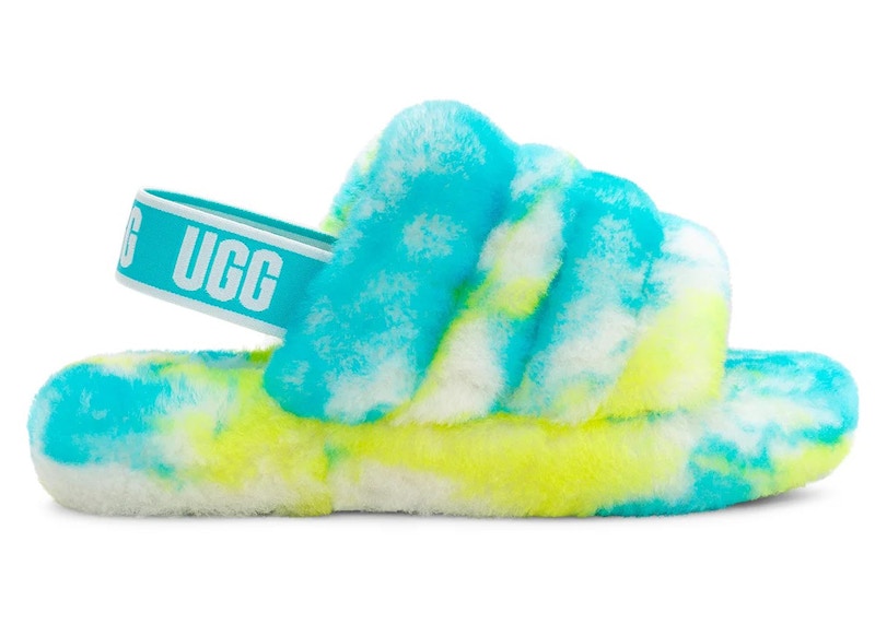 Ugg fluff discount yeah slippers blue