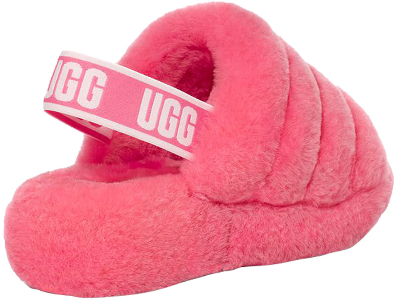 UGG Fluff Yeah Slide Pink Rose (Women's) - 1095119-PKRS - US