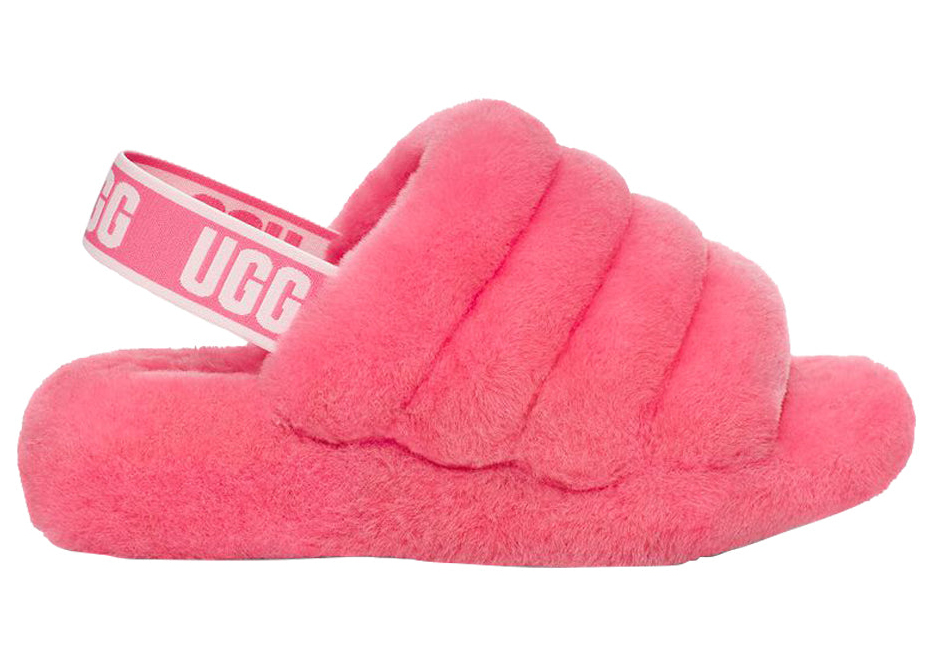 UGG Fluff Yeah Slide Pink Rose (Women's) - 1095119-PKRS - US