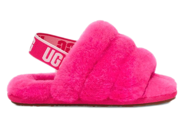 UGG Fluff Yeah Slide Rock Rose Toddler Kids 1098579T RCR US