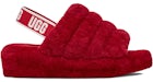 UGG Fluff Yeah Slide Samba Red (Women's)