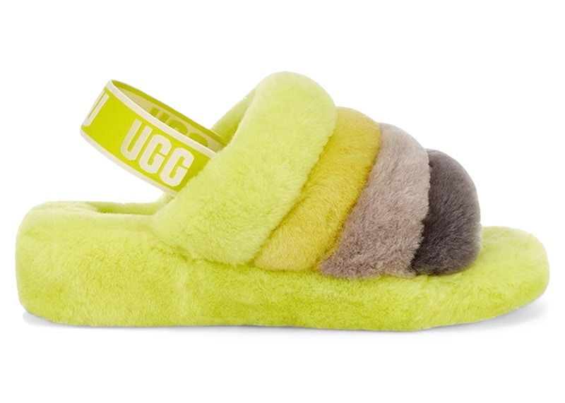UGG Fluff Yeah Slide Sulfur Multi (mujer)