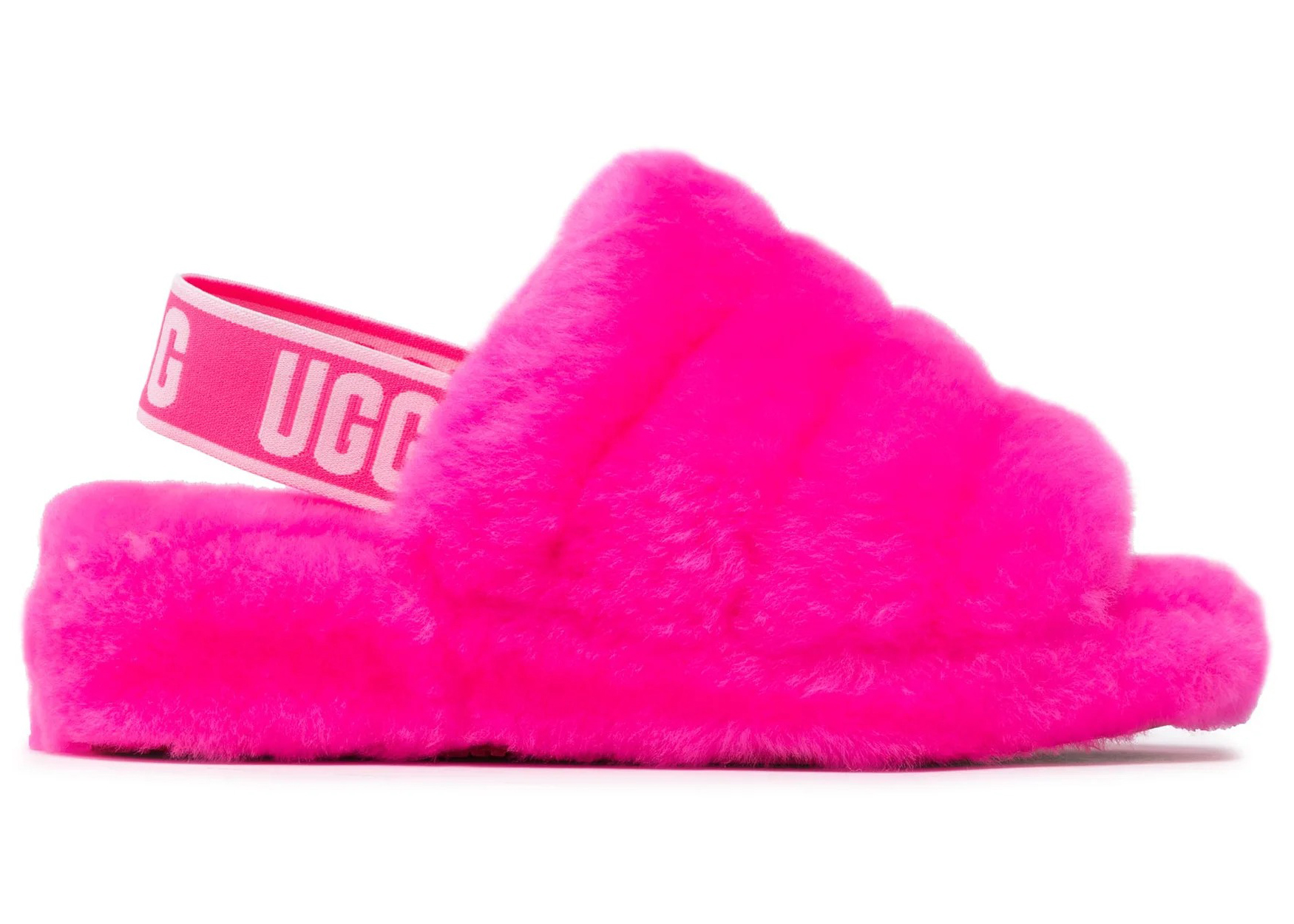 UGG Fluff Yeah Slide Taffy Pink (Women's) - 1095119-TYPN - US