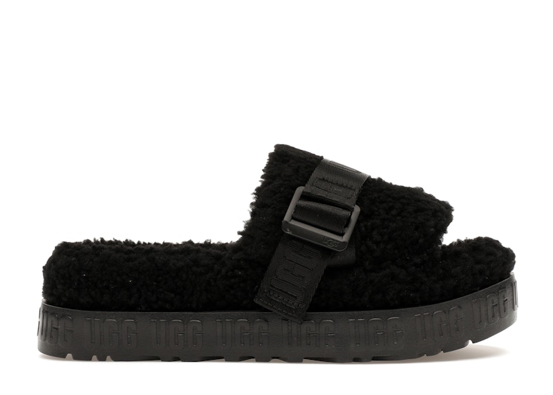 Pre-owned Ugg Fluffita Slide (women's) Sneakers In Black