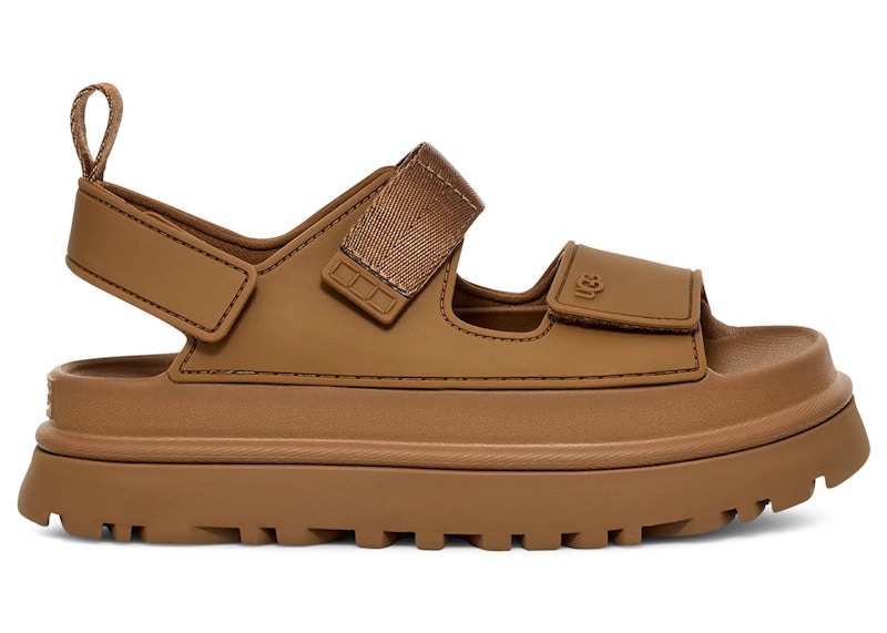 UGG GoldenGlow Sandal Bison Brown (Women's) - 1152685-BRWN - US