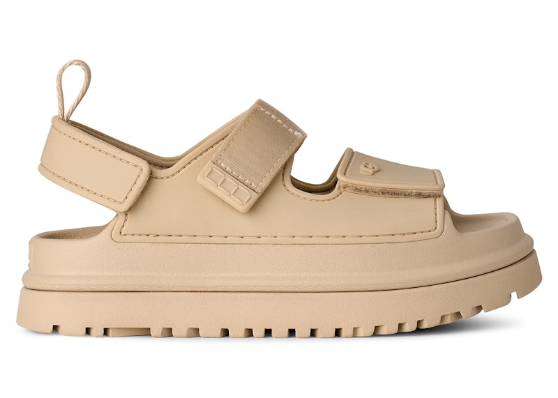 Pre-owned Ugg Goldenglow Sandal (kids) Sneakers In Sea Salt In Gray