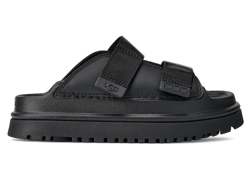 Pre-owned Ugg Goldenglow Slide (kids) Sneakers In Black