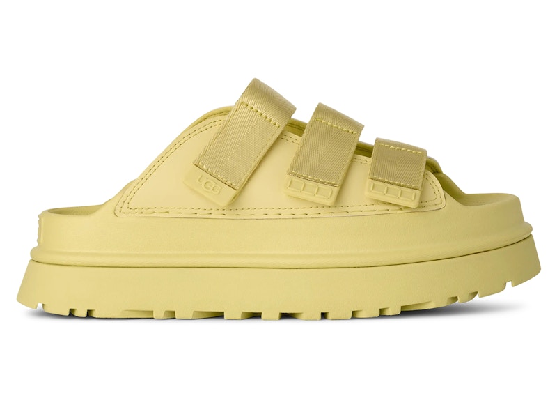 Pre-owned Ugg Goldenglow Slide (women's) Sneakers In Golden Apple In Green
