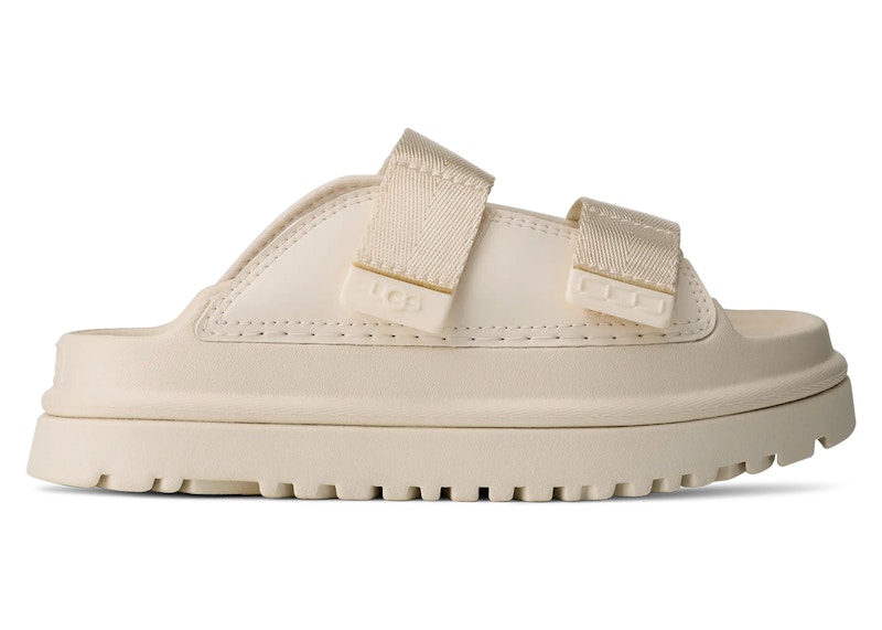 Pre-owned Ugg Goldenglow Slide (kids) Sneakers In Jasmine In Yellow