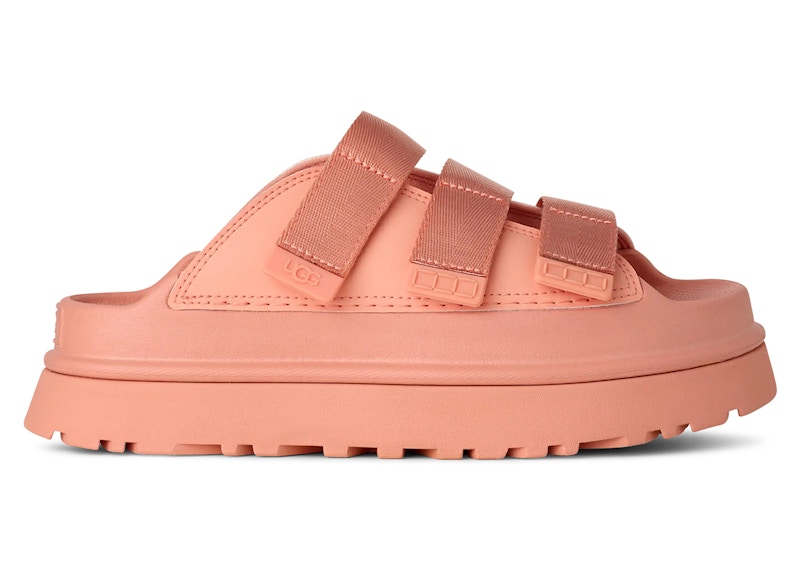 靴 UGG GOLDENGLOW SLIDE sunpink 22cm UGG GoldenGlow Slide Sun Pink (Women's) - 1167430-SNPK - US