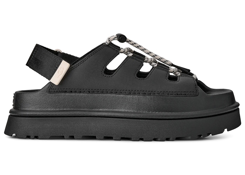 UGG GoldenGlow Toggle Sandal Black (Women's) - 1179370-BLK - US